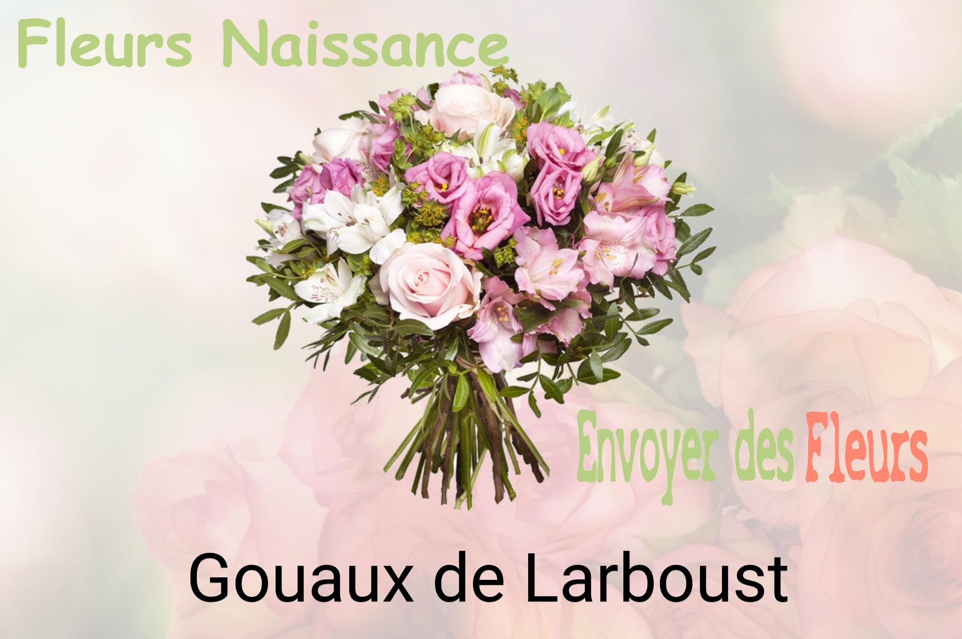Bouquet de fleurs de naissance livré à Gouaux-de-Larboust